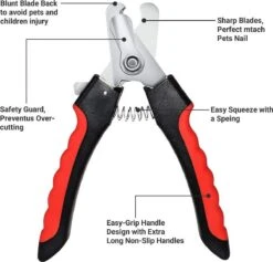 Merkloos Professionele Nagelschaar - Dieren Nagelschaar - Rood & Zwart - Honden Nagelknipper - Hondennagels - Honden Knip Schaar - Honden Knipsch -Hondenartikelen Winkel 1200x1153 17