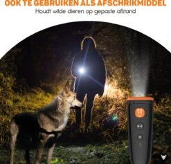 Vulpes Pets® Ultrasone Anti Blaf Apparaat – 3-in-1 Anti Blaf Apparaat Pro - Diervriendelijk & Zonder Schok - Alternatief Anti Blafband - Voor Kleine & Grote Honden - Audio - Flashlight - USB-Oplaadbaar -Hondenartikelen Winkel 1200x1153 7