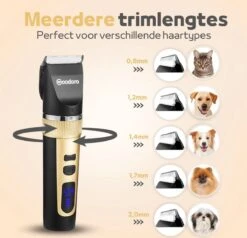 Woodoro Professionele 2-in-1 Hondentondeuse Voor Dikke Vacht – Draadloze Honden Tondeuse & Hondentrimmer – Stille Tondeuse Katten & Honden Trimset 15 Woodoro Professionele 2-in-1 Hondentondeuse Voor Dikke Vacht – Draadloze Honden Tondeuse & Hondentrimmer – Stille Tondeuse Katten & Honden Trimset -Hondenartikelen Winkel 1200x1157 6
