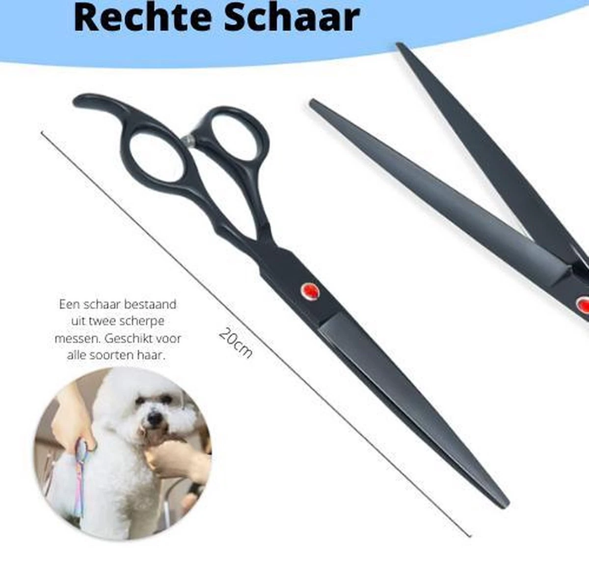 Petsify - Professionele 8-delige Huisdier Knipset - Effileerschaar Hond - Kam Hond - Schaar Hond - Katten Kam - Hondenschaar - Trimschaar Voor Honden - Kapperset - Zwart 4 Petsify - Professionele 8-delige Huisdier Knipset - Effileerschaar Hond - Kam Hond - Schaar Hond - Katten Kam - Hondenschaar - Trimschaar Voor Honden - Kapperset - Zwart - Afbeelding 4