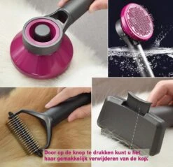 Hondenborstel Set 3 In 1 - Hondenkam - Borstelset - Klittenkam Hond - Ondervacht Kam - Furminator - Slickerborstel - Kattenkam - Verwijderd Klitten En Voorkomt Haaruitval -Hondenartikelen Winkel 1200x1159 31