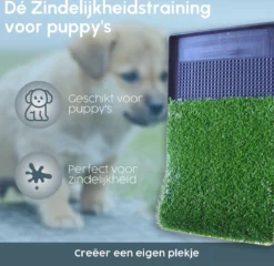 Merkloos Gtrise Hondentoilet Met 2 Matten - Out/Indoor - Zindelijkheidstraining Ebook - Dieren Wc -Hondenartikelen Winkel 1200x1164 12