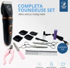 YE™ Professionele Dieren/honden Tondeuse Set Extra Krachtig - Honden Trimmer - Lang Of Kortharige Huisdieren Katten & Honden - Draadloos - Weinig Geluid 13 YE™ Professionele Dieren/honden Tondeuse Set Extra Krachtig - Honden Trimmer - Lang Of Kortharige Huisdieren Katten & Honden - Draadloos - Weinig Geluid -Hondenartikelen Winkel 1200x1165 12