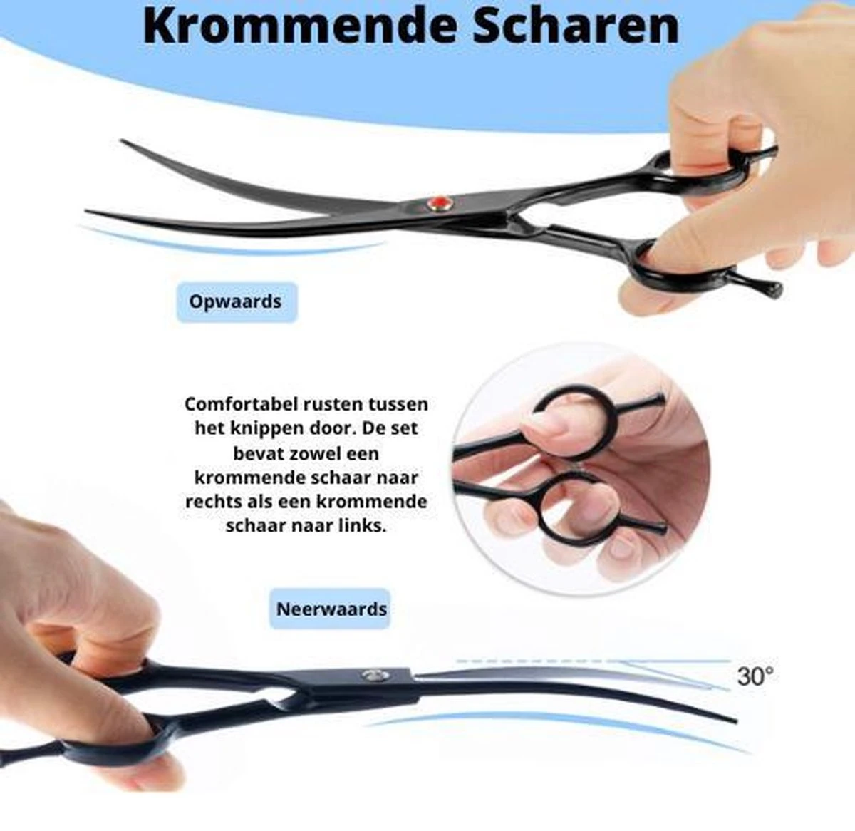 Petsify - Professionele 8-delige Huisdier Knipset - Effileerschaar Hond - Kam Hond - Schaar Hond - Katten Kam - Hondenschaar - Trimschaar Voor Honden - Kapperset - Zwart 7 Petsify - Professionele 8-delige Huisdier Knipset - Effileerschaar Hond - Kam Hond - Schaar Hond - Katten Kam - Hondenschaar - Trimschaar Voor Honden - Kapperset - Zwart - Afbeelding 7
