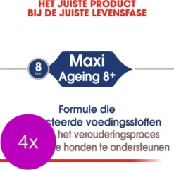 Royal Canin Shn Maxi Adult Pouch - Hondenvoer - 4 X 10 X 140 G -Hondenartikelen Winkel 1200x1170 1