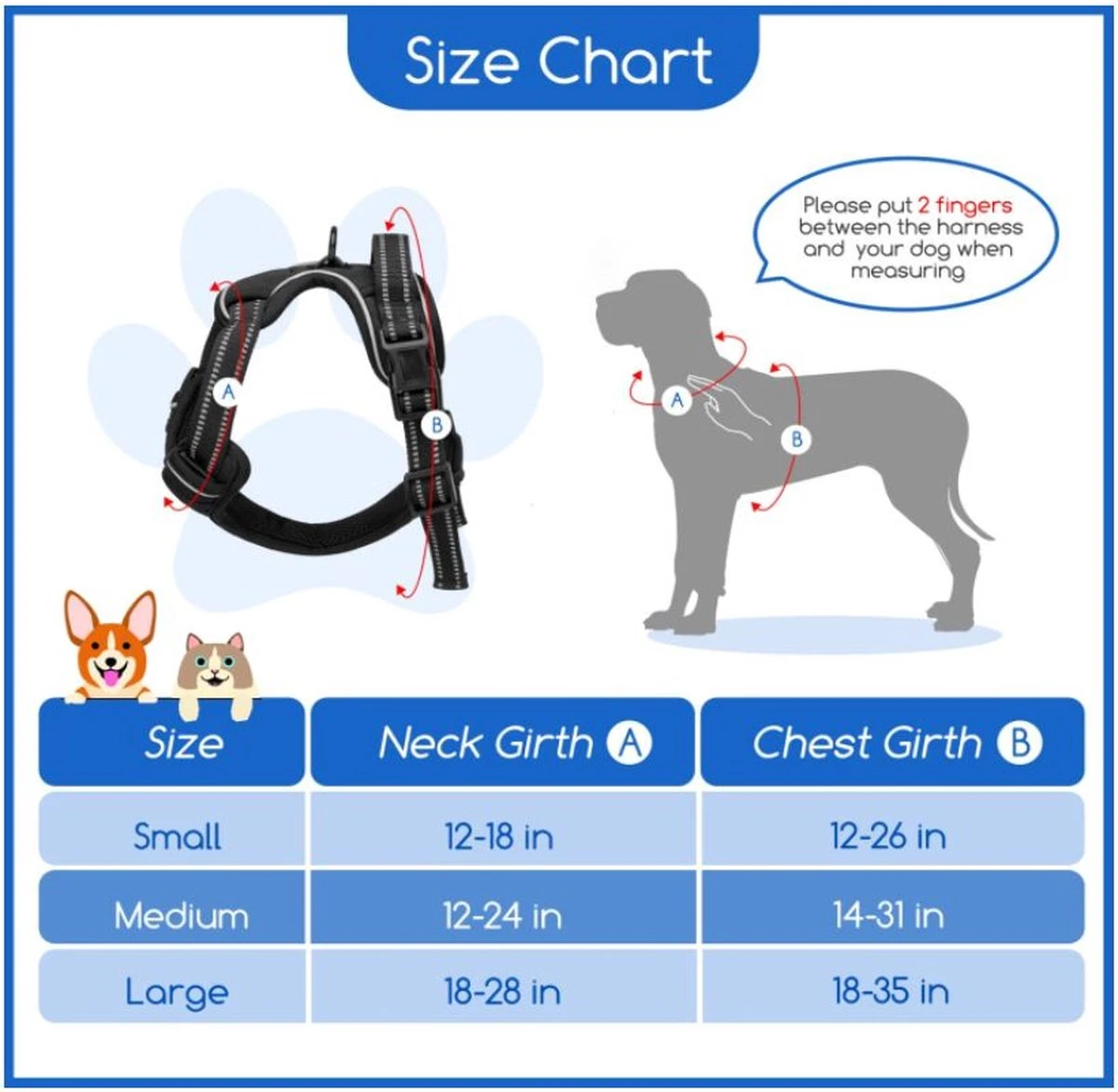 Nobleza 42ZHY - Hondenharnas - Hondentuigje - Anti Trek - L - Zwart 4 Nobleza 42ZHY - Hondenharnas - Hondentuigje - Anti Trek - L - Zwart - Afbeelding 4