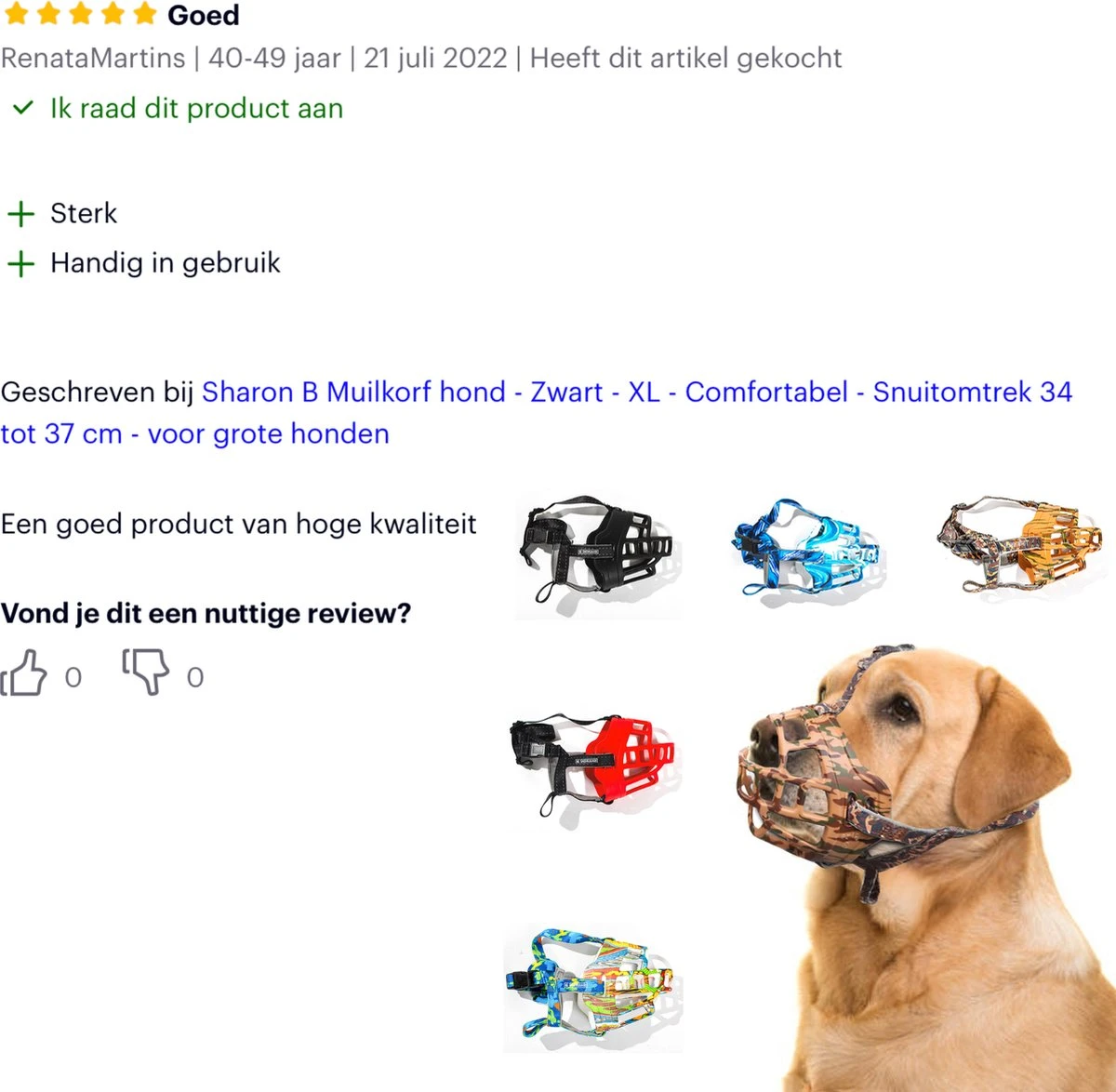 Sharon-B Muilkorf Hond - Camo Bruin - Maat M - Snuitomtrek 26 Tot 30 Cm - Voor Middelgrote Honden 7 Sharon-B Muilkorf Hond - Camo Bruin - Maat M - Snuitomtrek 26 Tot 30 Cm - Voor Middelgrote Honden - Afbeelding 7