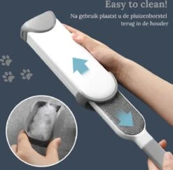 Pet Lovers - Huisdierhaar Verwijderaar - Dierenhaar Verwijderaar - Pluizenborstel - Kledingborstel - Haarverwijderaar - Ontpluizer - Honden En Kattenhaar Verwijderaar - + GRATIS Draagbare Haarverwijderaar -Hondenartikelen Winkel 1200x1176 7