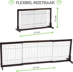 Hondenhek - Traphekje Hond - Traphekje Zonder Boren - Traphekje - BxH 161-97 X 53 Cm - Koffiebruin 10 Hondenhek - Traphekje Hond - Traphekje Zonder Boren - Traphekje - BxH 161-97 X 53 Cm - Koffiebruin -Hondenartikelen Winkel 1200x1178 17