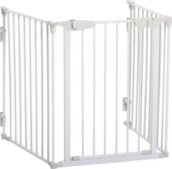 PawHut Afschermhek Voor Honden Veiligheidshek Hondenhek 3 Elementen Kunststof Wit D06-100V01 -Hondenartikelen Winkel 1200x1187 20