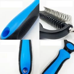 Merkloos 2 Zijdige Ondervacht Hondenkam - Hondenborstel Kortharig/Langharig - Kattenkam - Klittenkam Kat/Hond - Kattenborstel - 10 Cm. -Hondenartikelen Winkel 1200x1189 21