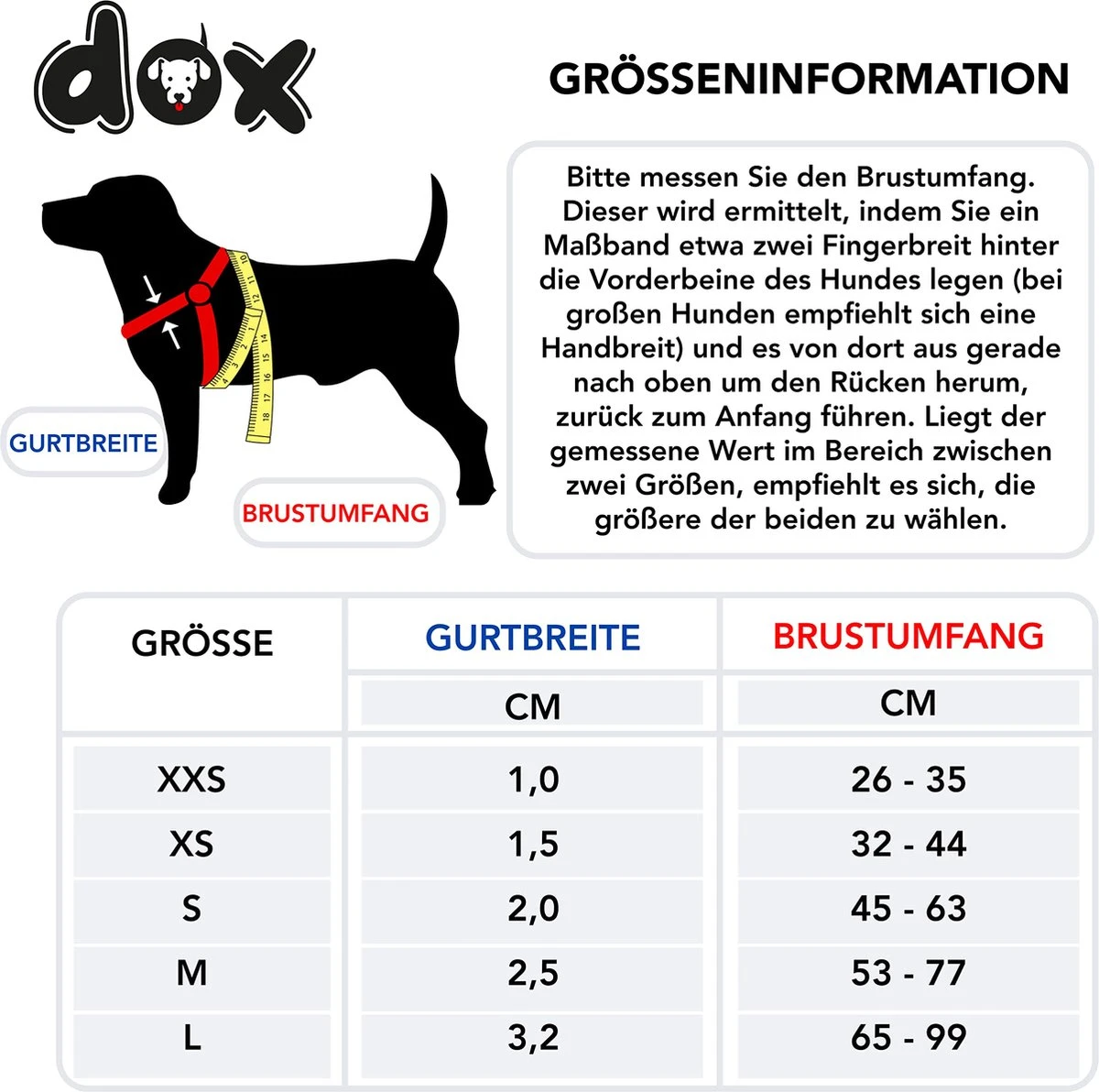 DDOXX Hondenharnas Nylon, Step-In, Verstelbaar, Uitbraakbestendig | Voor Kleine, Middelgrote & Grote Honden | Borstharnas Hond Kat Puppy Auto | Puppy Harnas Kat Harnas | Rood, S 6 DDOXX Hondenharnas Nylon, Step-In, Verstelbaar, Uitbraakbestendig | Voor Kleine, Middelgrote & Grote Honden | Borstharnas Hond Kat Puppy Auto | Puppy Harnas Kat Harnas | Rood, S - Afbeelding 6