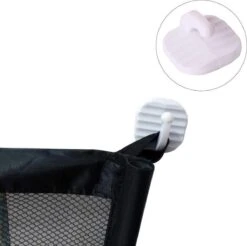 Merkloos ACE Pets – Oprolbaar Hondenrek Voor Binnen - Traphekje Hond Zonder Boren - Veiligheidshek Deurhekje - 180 X 72 Cm - Zwart -Hondenartikelen Winkel 1200x1196 21