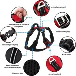 Hondenharnas – Inclusief Hondenriem – Reflecterend – Hondentuig – Hondenriem – Y Tuig Hond - Anti Trek Tuig - Zwart – Maat M 14 Hondenharnas – Inclusief Hondenriem – Reflecterend – Hondentuig – Hondenriem – Y Tuig Hond - Anti Trek Tuig - Zwart – Maat M -Hondenartikelen Winkel 1200x1197 31