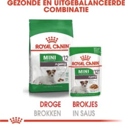 Royal Canin Shn Mini Ageing 12plus Pouch - Hondenvoer - 12x85 G -Hondenartikelen Winkel 1200x1197 4