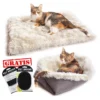 Reayou Kattenmand - Kattenkussen - Kattenbed Hondenkussen - Hondenmand - Grijs- 51 X 61 Cm
