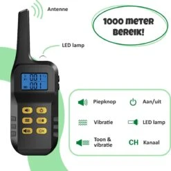 Anti Blafband Met Afstandsbediening - Blafband Voor Honden - Anti Blaf Apparaat Zonder Schok - Twee In Een Trainingshalsband 12 Anti Blafband Met Afstandsbediening - Blafband Voor Honden - Anti Blaf Apparaat Zonder Schok - Twee In Een Trainingshalsband -Hondenartikelen Winkel 1200x1198 18