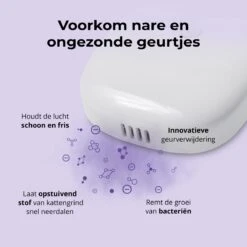 Pettadore Air Insight - Kattenbak Geurverdrijver & Teller - Actieve Zuurstof En Ionen - Oplaadbaar - Met App -Hondenartikelen Winkel 1200x1200 1072