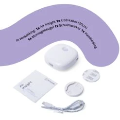 Pettadore Air Insight - Kattenbak Geurverdrijver & Teller - Actieve Zuurstof En Ionen - Oplaadbaar - Met App -Hondenartikelen Winkel 1200x1200 1081