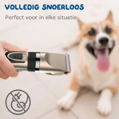 Pawwy Dieren Tondeuse Set Draadloos Voor Honden En Katten – Voor Dikke Vacht - Hondentondeuse – Hondentrimmer - Scheerapparaat - Goud -Hondenartikelen Winkel 1200x1200 1409