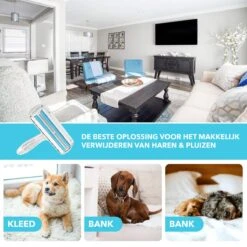 RX Goods Pluizen En Haren Verwijderaar Met Schoonmaakborstel - Kleding Borstel & Roller – Huisdier -Hondenartikelen Winkel 1200x1200 1571