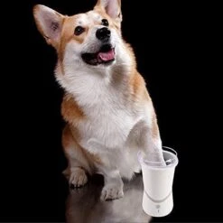 Merkloos Elektrische Hondenpootreiniger Draagbare Pet Voetenreinigingsborstel Zuigerkom Hondenvoetenreiniger Wasmachine Zachte Siliconenborstels Voor Modderige Poten Oplaadbare USB -Hondenartikelen Winkel 1200x1200 1593