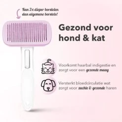 Lubadoo® - Kattenborstel - Hondenborstel - Kattenkam - Kattenhaar - Hondenhaar - Huisdierhaar Verwijderaar - Haarverwijderaar Voor Huisdieren - Langharig - Kortharig - Roze -Hondenartikelen Winkel 1200x1200 1604