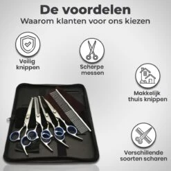 VoordeelShop 7-Delige Huisdier Knipset Met Etui - Trimmen Hond - Honden Schaar - Effileerschaar Hond - Huisdier Trimmer - Huisdier Knippen - Knipschaar Haar - Haar Schaar - Kapper - Kapperset - Scharenset -Hondenartikelen Winkel 1200x1200 1615
