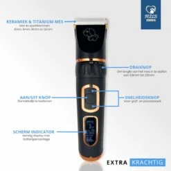 YE™ Professionele Dieren/honden Tondeuse Set Extra Krachtig - Honden Trimmer - Lang Of Kortharige Huisdieren Katten & Honden - Draadloos - Weinig Geluid 9 YE™ Professionele Dieren/honden Tondeuse Set Extra Krachtig - Honden Trimmer - Lang Of Kortharige Huisdieren Katten & Honden - Draadloos - Weinig Geluid -Hondenartikelen Winkel 1200x1200 1634