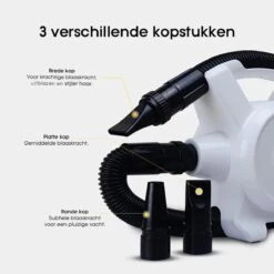 Hondenfohn - Waterblazer Met Draaiknop - 2400W Vermogen Met Warme En Koude Stand - Wit -Hondenartikelen Winkel 1200x1200 1748