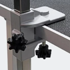 Honden Trimtafel Met Enkele Aanlijnoptie, 760 Mm Hoog, Inklapbaar; Kniptafel - Wastafel Met Lus Zwart / Grijs - Verzorgingstafel Voor Huisdieren - Multistrobe -Hondenartikelen Winkel 1200x1200 1789
