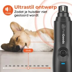 PetGoods Elektrische Nagel Vijl Voor Huisdieren - Incl. 2 Vijlen - Honden/Katten/Dieren - Draadloos -Hondenartikelen Winkel 1200x1200 1884