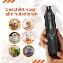 PetGoods Elektrische Nagel Vijl Voor Huisdieren - Incl. 2 Vijlen - Honden/Katten/Dieren - Draadloos -Hondenartikelen Winkel 1200x1200 1887