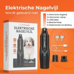 PetGoods Elektrische Nagel Vijl Voor Huisdieren - Incl. 2 Vijlen - Honden/Katten/Dieren - Draadloos -Hondenartikelen Winkel 1200x1200 1889
