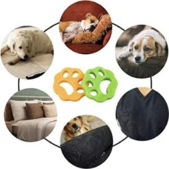 ALG-Shop - Haarverwijderaar Voor Huisdieren - 2 Stuks - Wasmachine Reiniger - Hondenhaar Verwijderaar Voor Wasmachine En Droger - Pluispootjes -Hondenartikelen Winkel 1200x1200 1937