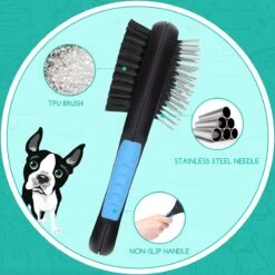 Nobleza 3 Delige Hondenborstel Set – Hondenkam - Kattenkam - Borstels – Dierverzorging - Dierenverzorging - Blauw -Hondenartikelen Winkel 1200x1200 1980
