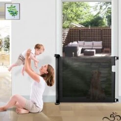 Caedentes - Hondenhek – Inrolbaar – Dierenhek -tot 150cm Uitrolbaar – Zwart -Hondenartikelen Winkel 1200x1200 2022