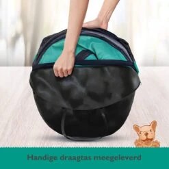 Meisterpet - Opvouwbare Puppyren Rond - (Ø X H) 115 X 58 Cm - Met Gratis Dieren Verzorging Set -Hondenartikelen Winkel 1200x1200 2041