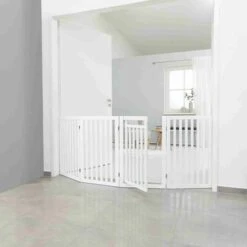 Trixie Hondenhek Met Deur Wit - 60-160 X 81 CM -Hondenartikelen Winkel 1200x1200 2051