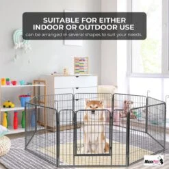 MaxxPet Puppyren - Hondenbench - Hondenren- Puppyren Met 8 Kennelpanelen - Staal -80 X 100 Cm Ø 210 Cm 13 MaxxPet Puppyren - Hondenbench - Hondenren- Puppyren Met 8 Kennelpanelen - Staal -80 X 100 Cm Ø 210 Cm -Hondenartikelen Winkel 1200x1200 2132