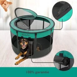 Meisterpets Opvouwbare Puppyren Rond - Extra Stevig - (Ø X H) 75 X 43 Cm - Incl. Gratis Drinkbak! -Hondenartikelen Winkel 1200x1200 2149