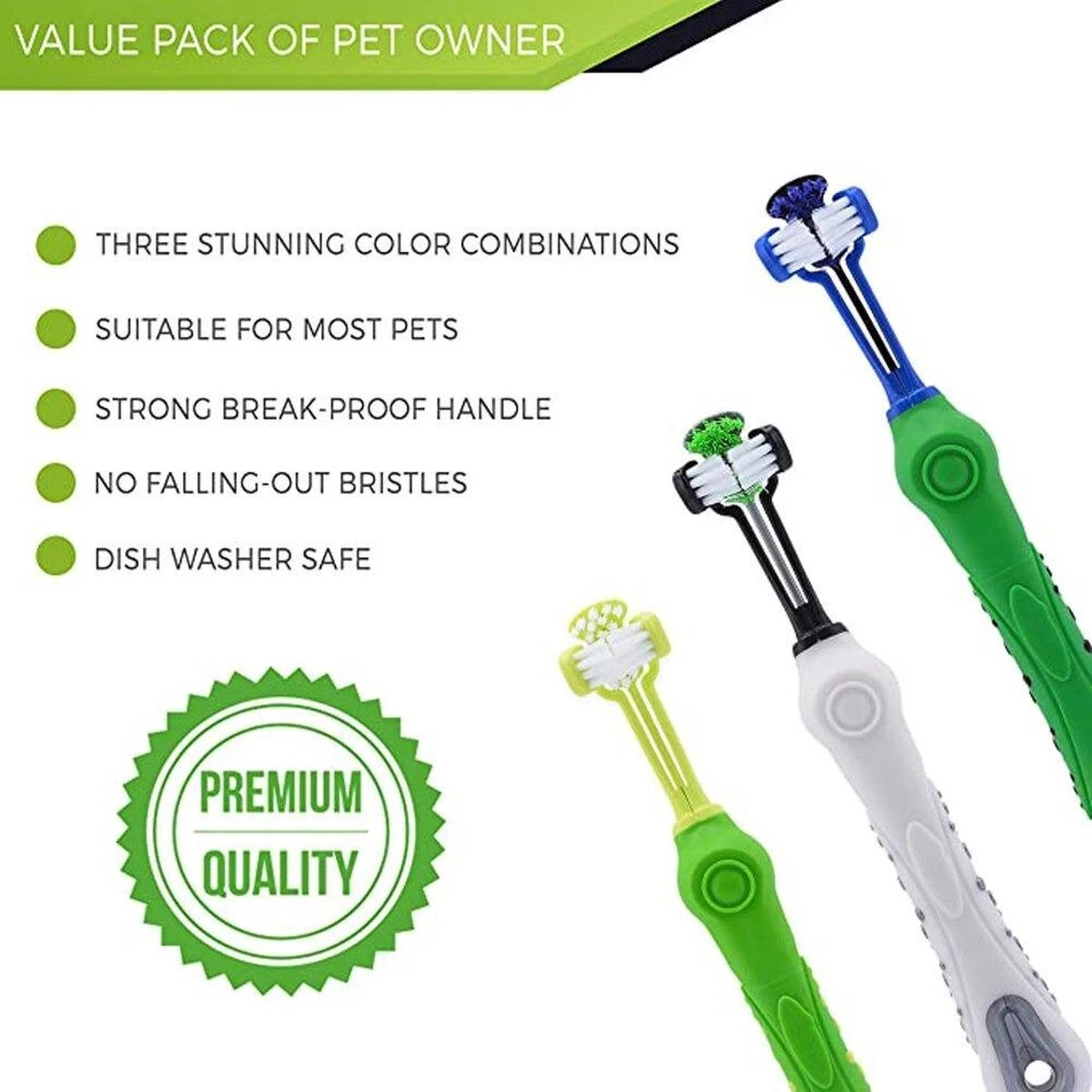 Merkloos Tandenborstel - Voor Huisdieren - Honden - 3 Zijdig - Multi-Hoek - Schoonmaken - Tanden - Slechte Adem - Tandsteen - Tandenborstel - Gezondheid - Blauw 5 Merkloos Tandenborstel - Voor Huisdieren - Honden - 3 Zijdig - Multi-Hoek - Schoonmaken - Tanden - Slechte Adem - Tandsteen - Tandenborstel - Gezondheid - Blauw - Afbeelding 5