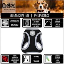 DDOXX Borstharnas Air Mesh, Step-In, Reflecterend | Vele Kleuren | Voor Kleine, Middelgrote En Middelgrote Honden | Hondenharnas Hond Kat Puppy | Kattenharnas Puppy Harnas | Zwart, M 20 DDOXX Borstharnas Air Mesh, Step-In, Reflecterend | Vele Kleuren | Voor Kleine, Middelgrote En Middelgrote Honden | Hondenharnas Hond Kat Puppy | Kattenharnas Puppy Harnas | Zwart, M -Hondenartikelen Winkel 1200x1200 2271