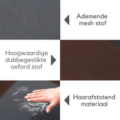 Hondenbed - Hondenstretcher - Honden Ligbed - L - Draagbaar - 92Lx76Bx18H Cm - Bruin -Hondenartikelen Winkel 1200x1200 328