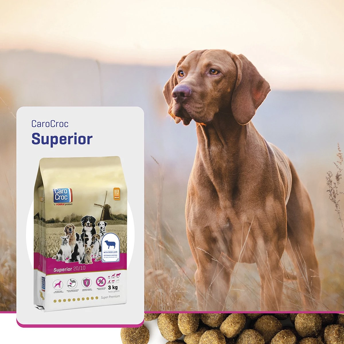 Carocroc Superior L/R Diet - Hondenvoer - 15 Kg 2 Carocroc Superior L/R Diet - Hondenvoer - 15 Kg - Afbeelding 2