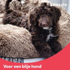 Snoozle Hondenmand - Zacht En Luxe Hondenkussen - Wasbaar - Fluffy - Hondenmanden - 80cm - Grijs -Hondenartikelen Winkel 1200x1200 394