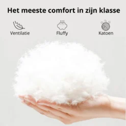 Behave Donut Hondenmand - Hondenkussen - Hondenbed - Kattenmand - Fluffy - Donut - 50cm - Beige -Hondenartikelen Winkel 1200x1200 545