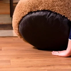 Peaceful Pooch S - Pluizig Hondenbed - 58cm Diameter - Opvouwbaar - In Verschillende Maten. Kattenbed - Wasbaar - Uitneembare Vulling - Ontspant Gewrichten En Spieren - Anti-slip Noppenbodem -Hondenartikelen Winkel 1200x1200 633