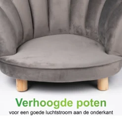 Maxxpro Katten- En Hondenstoel - Grijs - Verhoogd Met Houten Poten - Fluweel Materiaal - 61.5 X 52 X 33 CM - Huisdieren Tot 80 KG 10 Maxxpro Katten- En Hondenstoel - Grijs - Verhoogd Met Houten Poten - Fluweel Materiaal - 61.5 X 52 X 33 CM - Huisdieren Tot 80 KG -Hondenartikelen Winkel 1200x1200 636