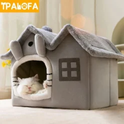 CAT Kattenmand Kattenhuis Maat M - Lekker Slapen Bed Hond Katten Huis Verwijderbare Kussen Ingesloten Pet Bed Voor Kat Kittens Puppy Pet Kat Accessoires -Hondenartikelen Winkel 1200x1200 701